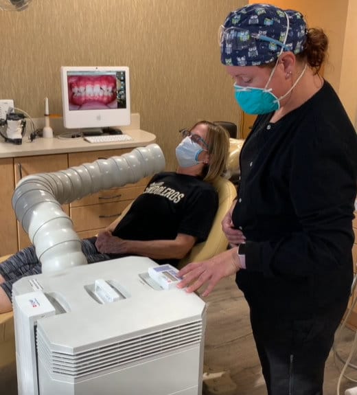air filteration in Lawrence dental office
